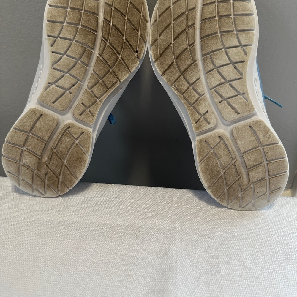 Oofos Oomg Sport LS Low Sneakers Womens 8.5 Carolina Blue Walking Shoes - Picture 10 of 11